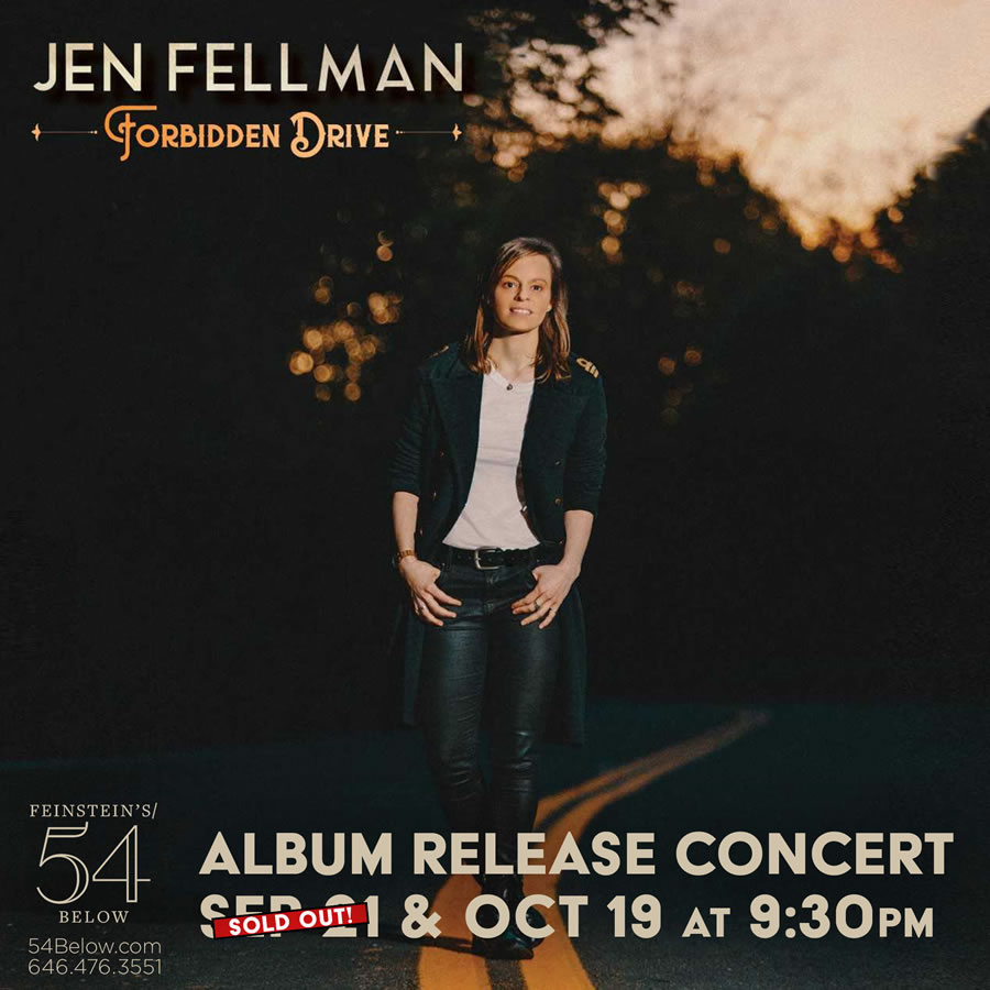 Jen Fellman Album Release Concert at 54 Below on October 19 9:30pm